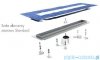 Schedpol odpływ liniowy z maskownicą Steel 80x8x9,5cm OLSL80/ST